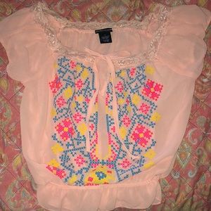 Slightly See Through Blouse